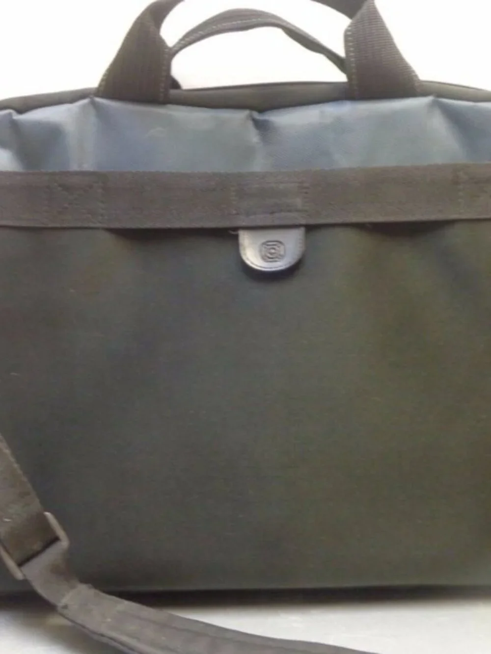 Swiss Army Black Laptop Messenger Bag with strap